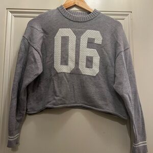 Aeropostale Heather Gray Sweater Women XS
